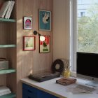 Silicone Fermaluce lamp with connector