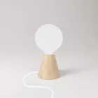 Wooden lamp holder