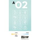 LED silver hemispherical drop-shaped bulb A60 7W 650Lm E27 2700K Dimmable - A02