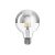 LED silver félgömb izzó G95 7W 650Lm E27 2700K szabályozható - A04