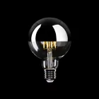 LED silver hemispherical bulb G95 7W 650Lm E27 2700K dimmable - A04