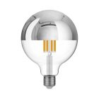 LED silver hemispherical bulb G125 7W 650Lm E27 2700K Dimmable - A05