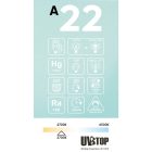 LED copper hemisphere drop-shaped bulb A60 7W 650Lm E27 2700K Dimmable - A22