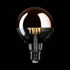 LED copper hemisphere bulb G125 7W 650Lm E27 2700K Dimmable - A25