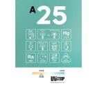 LED copper hemisphere bulb G125 7W 650Lm E27 2700K Dimmable - A25