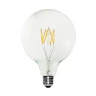 LED bulb Transparent B04 5V Collection Short filament Globe G125 1.3W 110Lm E27 2500K Dimmable