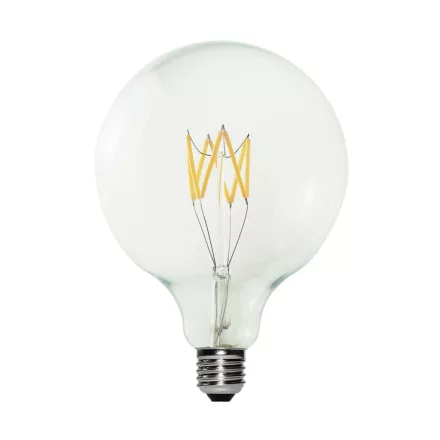 LED bulb Transparent B04 5V Collection Short filament Globe G125 1.3W 110Lm E27 2500K Dimmable