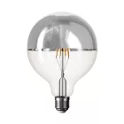 LED bulb Hemisphere Silver B05 5V collection Short filament bulb G125 1.3W 110Lm E27 2500K Dimmable