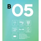 LED bulb Hemisphere Silver B05 5V collection Short filament bulb G125 1.3W 110Lm E27 2500K Dimmable
