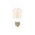 LED gold filament bulb, curved spiral, teardrop shape A60 4W 250Lm E27 1800K, dimmable - C03