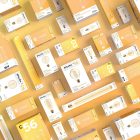 LED gold filament bulb Carbon Line curved spiral filament Edison ST64 4 W 250 lm E27 1800 K dimmable - C04