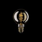 LED gold filament bulb Carbon Line curved spiral filament bulb sphere G80 4W 250Lm E27 1800K dimmable - C05
