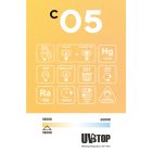 LED gold filament bulb Carbon Line curved spiral filament bulb sphere G80 4W 250Lm E27 1800K dimmable - C05