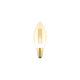   LED gold filament Carbon Line filament cage candle C35 3.5W 300Lm E14 2700K dimmable - C51