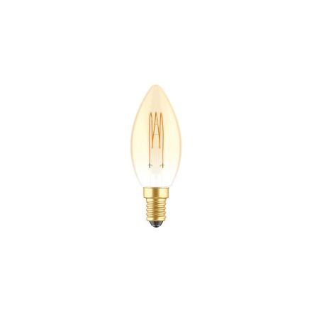  LED gold bulb carbon line fiber cage candle C35 3.5W 300Lm E14 2700K dimmable - C51