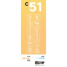 LED gold filament Carbon Line filament cage candle C35 3.5W 300Lm E14 2700K dimmable - C51