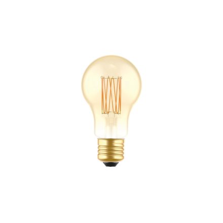  LED Gold Bulb Carbon Line Fiber Cage Drop A60 7W 640Lm E27 2700K Dimmable - C53