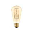 LED gold filament carbon filament cage Edison ST64 7 W 640 lm E27 2700 K dimmable - C54