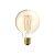 LED gold filament carbon fiber covered sphere G95 7W 640Lm E27 2700K dimmable - C55