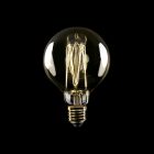 LED gold filament carbon fiber covered sphere G95 7W 640Lm E27 2700K dimmable - C55