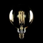 LED gold filament carbon filament cage Globe G125 7W 640Lm E27 2700K dimmable - C56