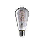 LED smoked Edison bulb ST64 4.8 W 250 lm E27 1800 K dimmable - D02
