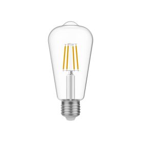 LED Clear Edison bulb ST64 4W 470Lm E27 2700K - E03