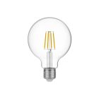 LED transparent sphere bulb G95 4W 470Lm E27 2700K - E04