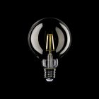 LED transparent sphere bulb G95 4W 470Lm E27 2700K - E04