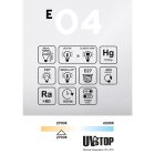 LED transparent sphere bulb G95 4W 470Lm E27 2700K - E04