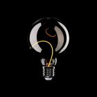 LED smoked magnetic bulb Deco Line Globo G95 2.2W 60Lm E27 1800K - F04