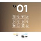 LED transparent bulb Ghost Line recessed cone 6W 500Lm E27 2200K dimmable - G01