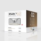 LED transparent bulb Ghost Line recessed donut 195x83 6W 500Lm E27 2200K dimmable - G02