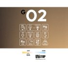 LED transparent bulb Ghost Line recessed donut 195x83 6W 500Lm E27 2200K dimmable - G02