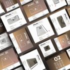 LED transparent bulb Ghost Line Cube CRI 90 4.5W 300Lm E27 2200K Dimmable - G04