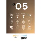 LED transparent bulb Ghost Line G125 CRI 90 4.5W 300Lm E27 2200K Dimmable - G05
