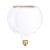 LED transparent bulb Ghost Line G200 CRI 90 5W 350Lm E27 2200K Dimmable - G06