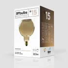 LED smoked bulb Ghost Line G125 CRI 90 6W 220Lm E27 1900K Dimmable - G15