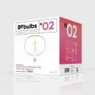 LED transparent bulb Ellipse 220 10W 1100Lm E27 2700K Dimmable - H02