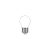 LED milky white bulb G45 2W 136Lm E27 2700K - M08