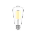 LED bulb Transparent Edison ST64 7W 806Lm E27 3500K Dimmable - N02