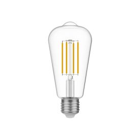   LED bulb Transparent Edison ST64 7W 806Lm E27 3500K Dimmable - N02