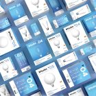 LED porcelain effect bulb CRI 95 G95 7W 640Lm E27 2700K Dimmable - P03