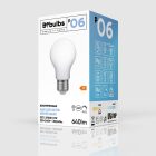 LED porcelain effect bulb CRI 95 A60 7W 640Lm E27 2700K Dimmable - P06