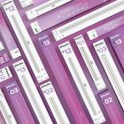 LED linear porcelain effect S14d bulb CRI 90 - length 500 mm 7W 560Lm 2700K Dimmable - S12