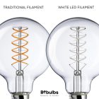 LED filament white globe bulb G95 5.9 W 500 lm E27 2700 K dimmable - W03