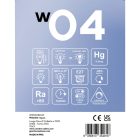 LED filament bulb White sphere G125 5.9 W 500 lm E27 2700 K Dimmable - W04