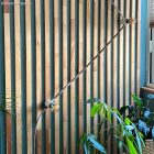 Wooden lamp holder for string lights and Filé system. Made in Italy.