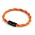 Matte black bracelet with magnetic clasp and TM15 cable