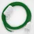  Lamp cable, RM06 green rayon 1.80 m. Choose the color of the switch and plug.